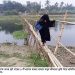 মহেশপুরে ৬ গ্রামের মানুষের  ভোগান্তি  কপোতাক্ষ নদের বাঁশের সাকো