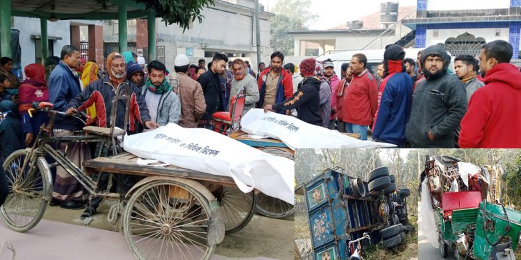 মহেশপুরে ট্রাক ও সিএনজির মুখোমুখি সংঘর্ষে ৩ জন নিহত, আহত ৩