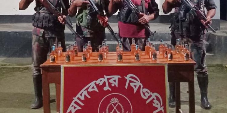 মহেশপুর ৫৮ বিজিবি ব্যাটালিয়ন কর্তৃক ভারতীয় মাদক আটক